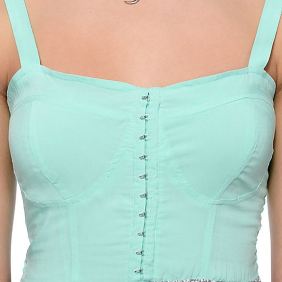 Empyre Harlyn Bodice Mint Dress- Size S - Picture 3 of 7